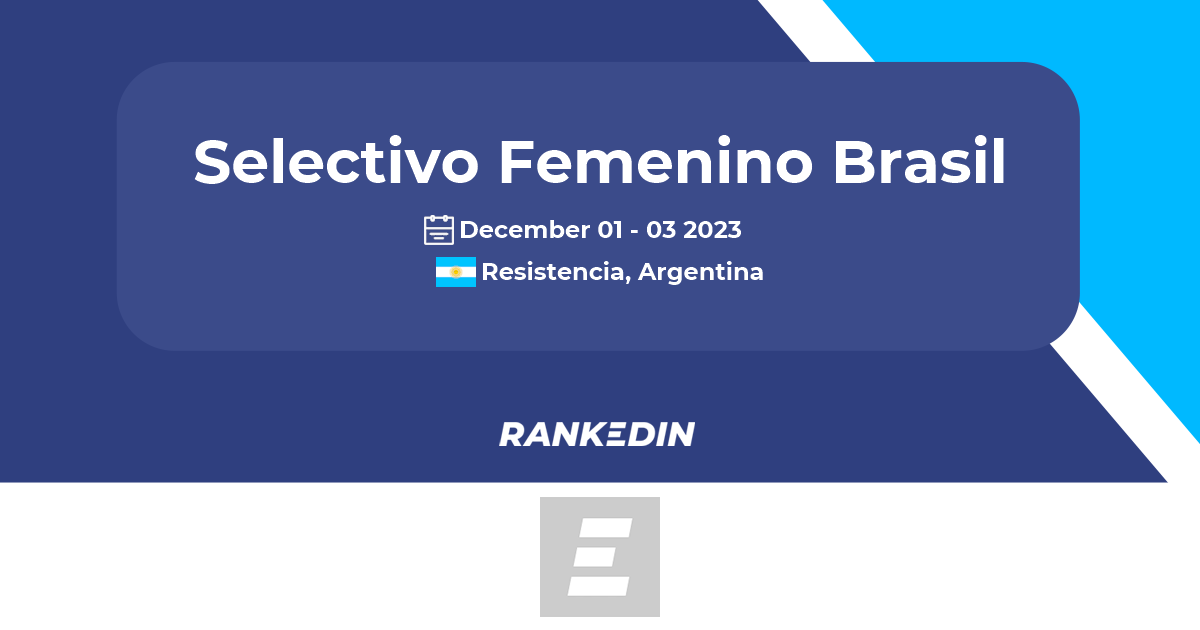 Selectivo Femenino Brasilia 2024 Squash Tournament Resistencia